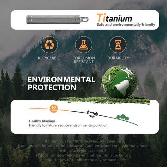 EvoGrip Titanium Toothbrush|The Ultimate 3-in-1 EDC Travel Tool