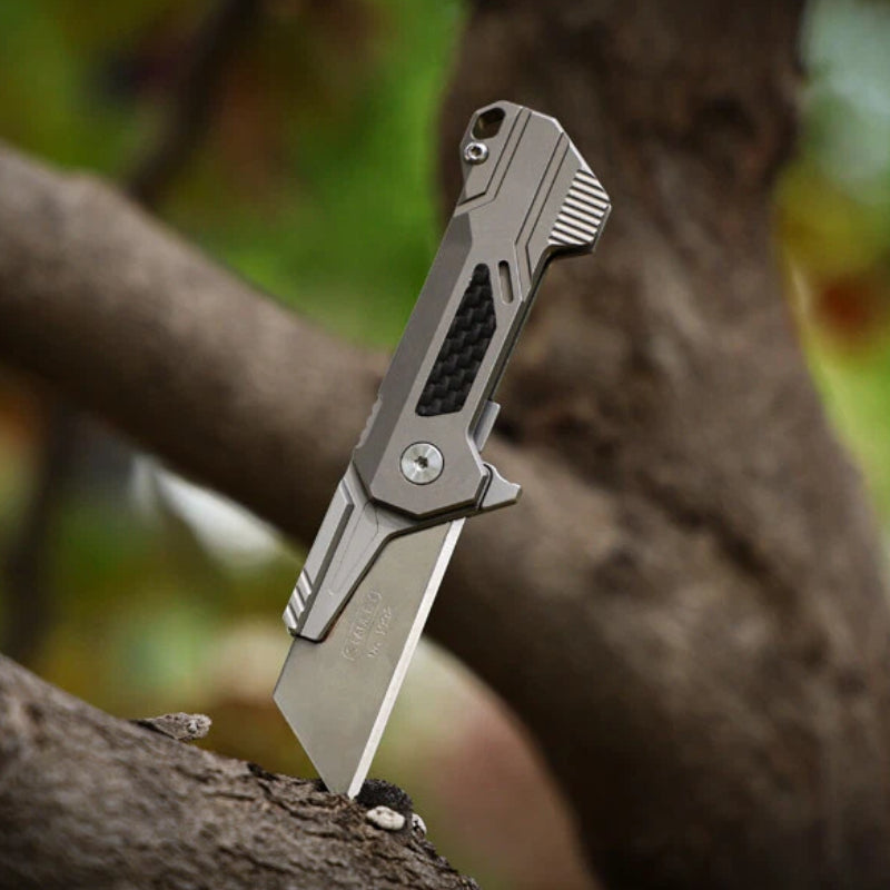 The WindSlice - Mini EDC Titanium Folding Utility Knife – Edctitan