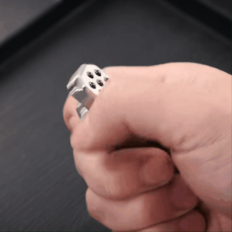 Bumpy Buddy:Metal Fidget Haptic Slider