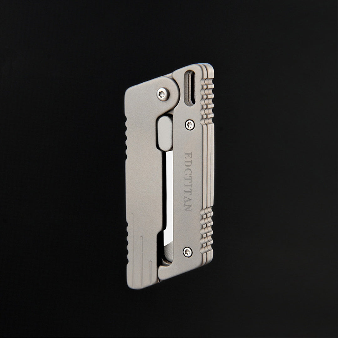 Flick Ninja – Titanium Gravity Fidget Knife | Mini EDC Blade with Unique Opening