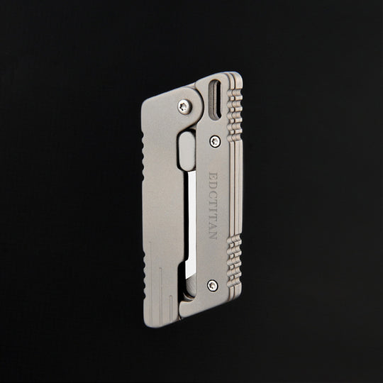 Flick Ninja – Titanium Gravity Fidget Knife | Mini EDC Blade with Unique Opening