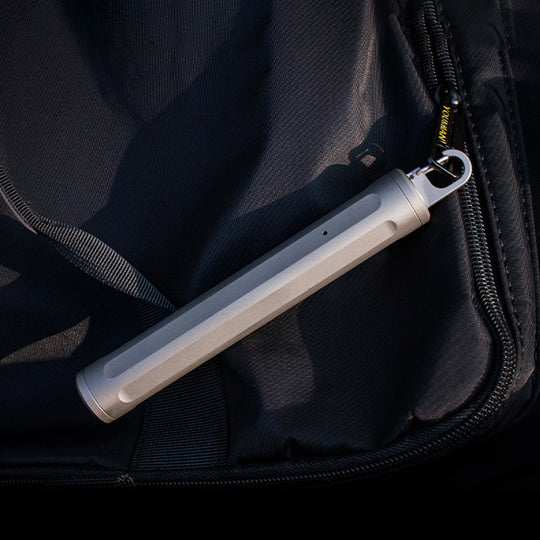 EvoGrip Titanium Toothbrush|The Ultimate 3-in-1 EDC Travel Tool