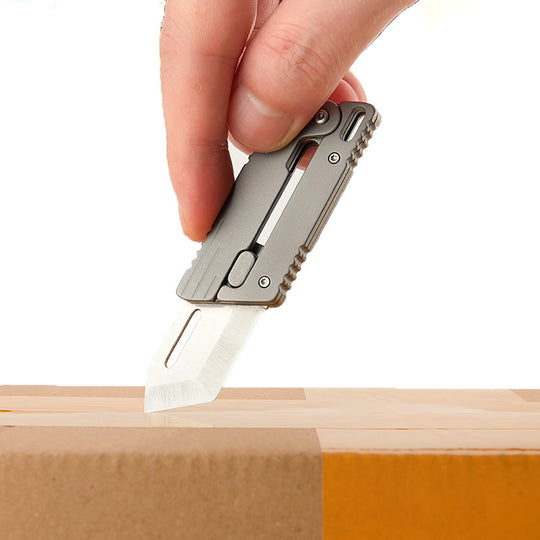 Flick Ninja – Titanium Gravity Fidget Knife | Mini EDC Blade with Unique Opening