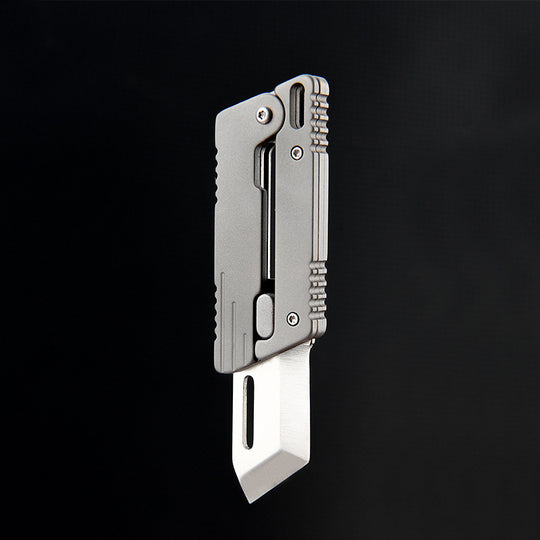 Flick Ninja – Titanium Gravity Fidget Knife | Mini EDC Blade with Unique Opening
