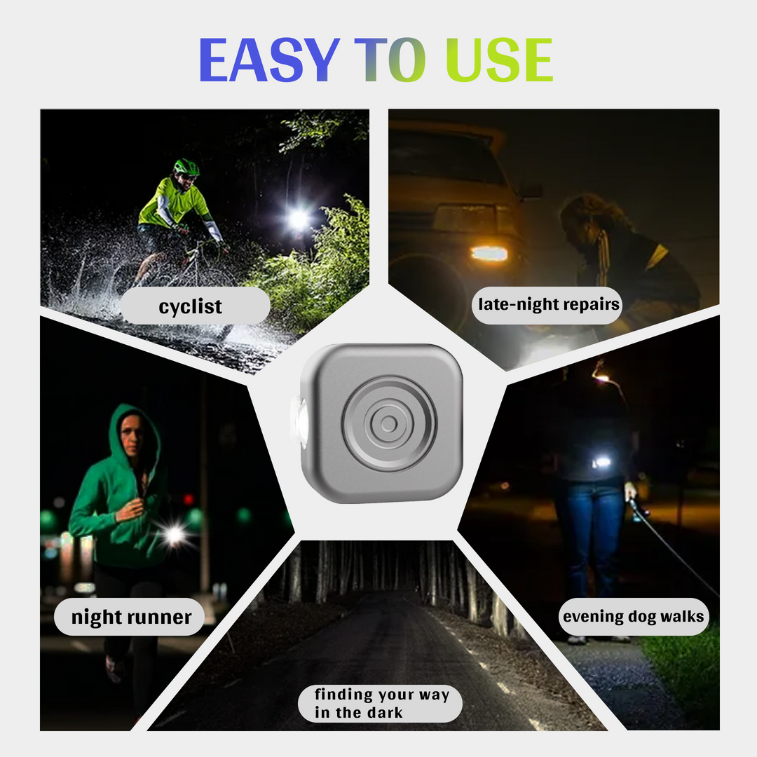 MagCoin - Titanium Magnetic Quick-Release Micro Flashlight