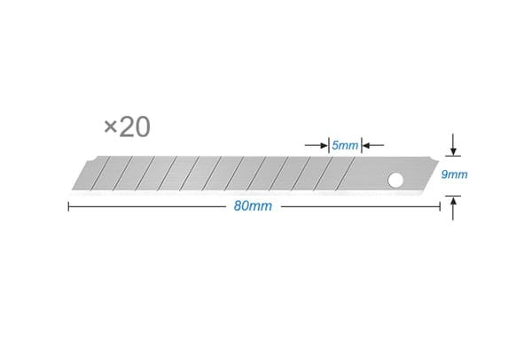 ADD-ONS:Replacement Utility Blade(pack of 20) For RayFlex Blade