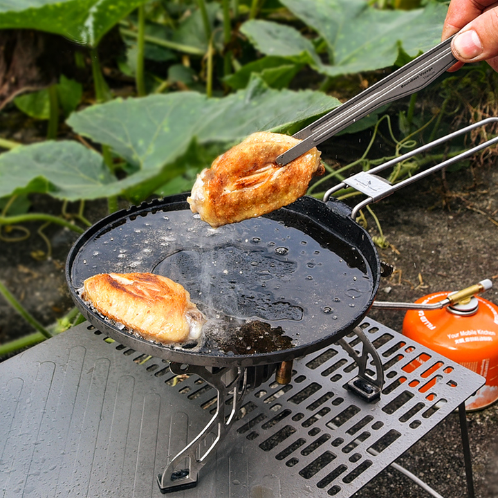 AeroTitan:Lightweight Foldable Titanium Skillet