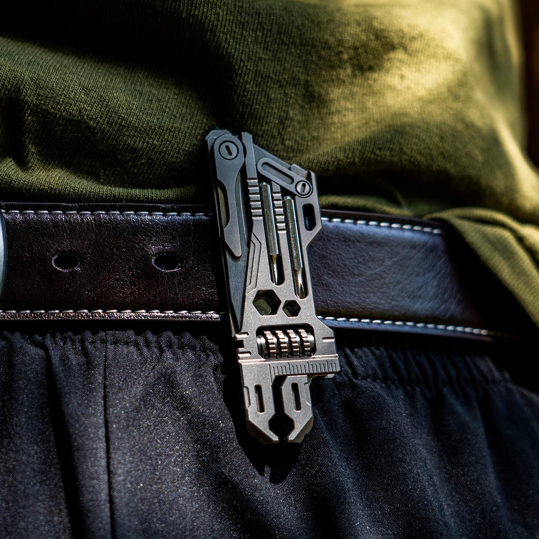 Talon - Upgraded Titanium Pocket Wrench With Knife & Multi-Tools For EDC