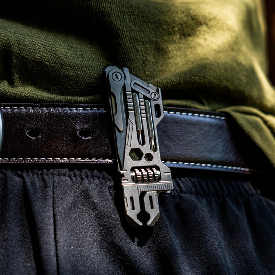 Talon - Upgraded Titanium Pocket Wrench With Knife & Multi-Tools For EDC