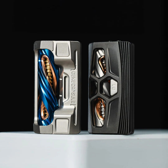 Gene Capsule - DNA double helix EDC slider with titanium and PEI options