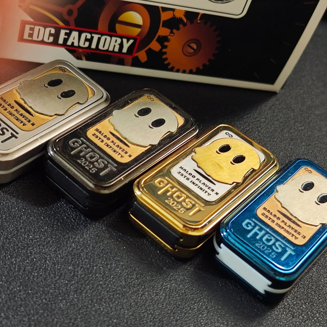 Ghost Ding Slider - Magnetic EDC Slider with Crisp “Ding” Feedback and Smooth Mechanical Motion