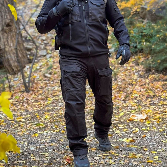 FlexShell - Stretch Waterproof Tactical Cargo Pants Multi-Pocket, Breathable, Outdoor Spring/Fall Combat Pants