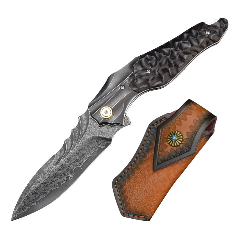 Devil's Soul | VG10 Damascus Steel Forged Knife
