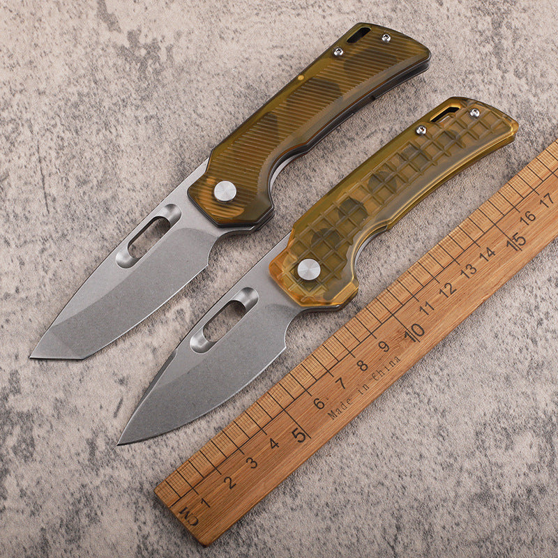 Pterosaur Wing：PEI Handle Folding Knife with 14C28N Steel
