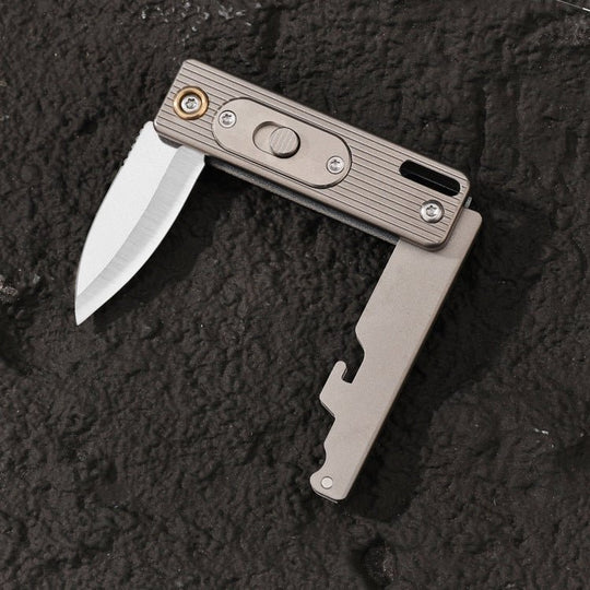 NanoTi | Precision D2 Steel EDC Keychain Utility Knife
