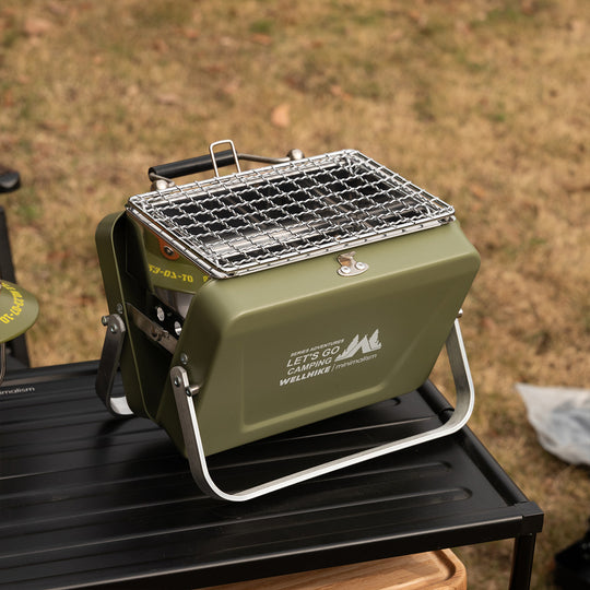 FoldFlame – Foldable Mini BBQ Grill For Camping, Picnics & Outdoor Cooking