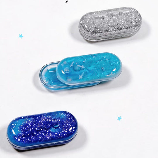 Lucent — Luminous Liquid-Core EDC Slider with Magnetic Motion and Dynamic Flow Design