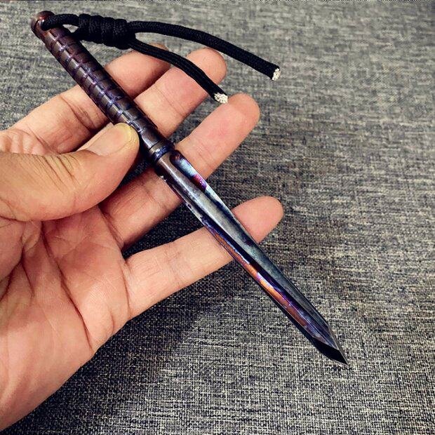 TitanSpike:Titanium Tactical Utility EDC Tool with K-Sheath
