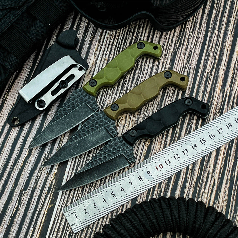 The Stroup:Fixed Blade Compact EDC Survival Pocket Knife