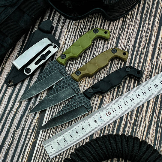 The Stroup:Fixed Blade Compact EDC Survival Pocket Knife