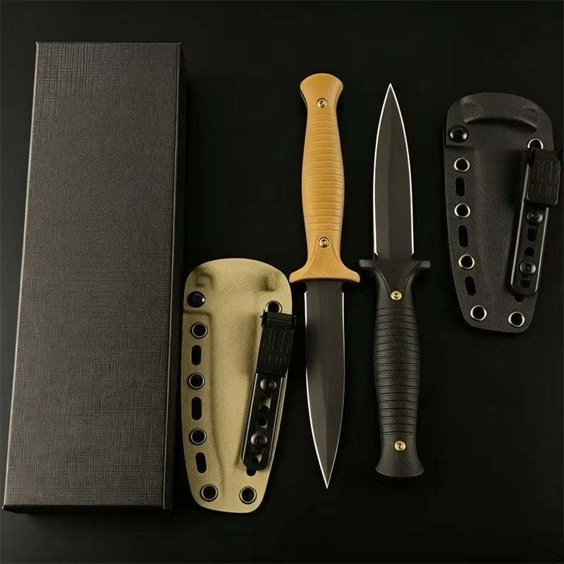 The Rovexis: 7CR13 Steel EDC Full Tang Knife with K-Sheath