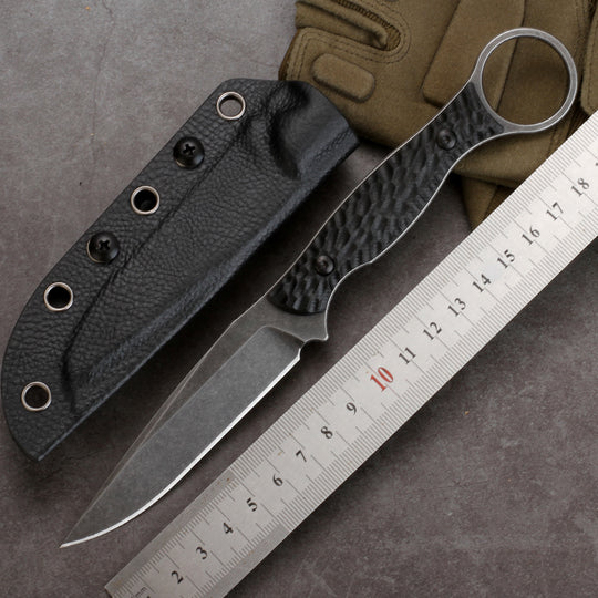 Ironveil – 5CR15MOV Steel CNC Precision Tactical Fixed EDC Knife