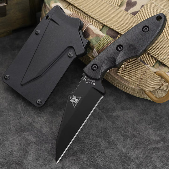 The SlantEdge:5Cr13 Steel Survival Fixed Blade Pocket Knife