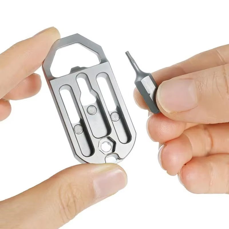 Toolvex:Titanium 3-IN-1 EDC Screwdriver Wrench & Utility Tool