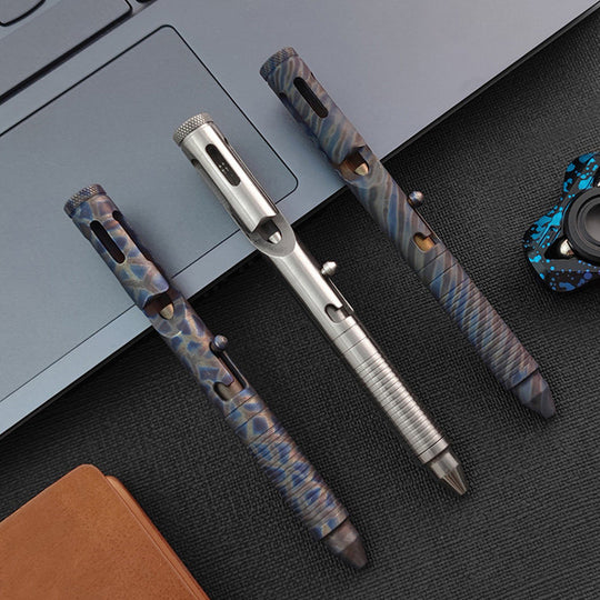 The BoltX:Titanium Mechanical Bolt Action EDC Tactical Pen