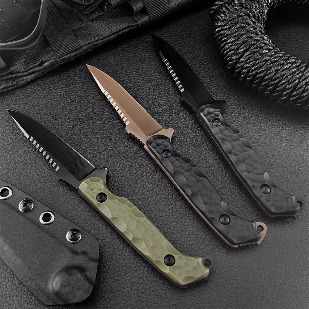 The Krypton:Durable One-Piece Steel Forged Fixed Blade Knife