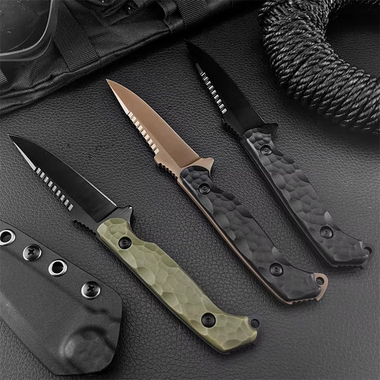 The Krypton:Durable One-Piece Steel Forged Fixed Blade Knife