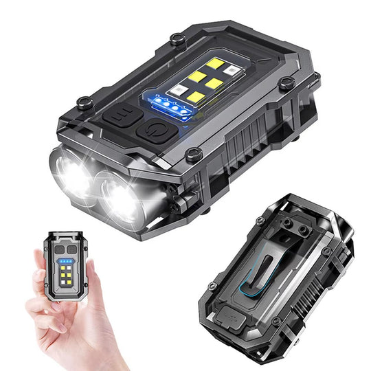 LumiBolt:Rechargeable Ultra-Bright Magnetic LED Keychain Mini Flashlight