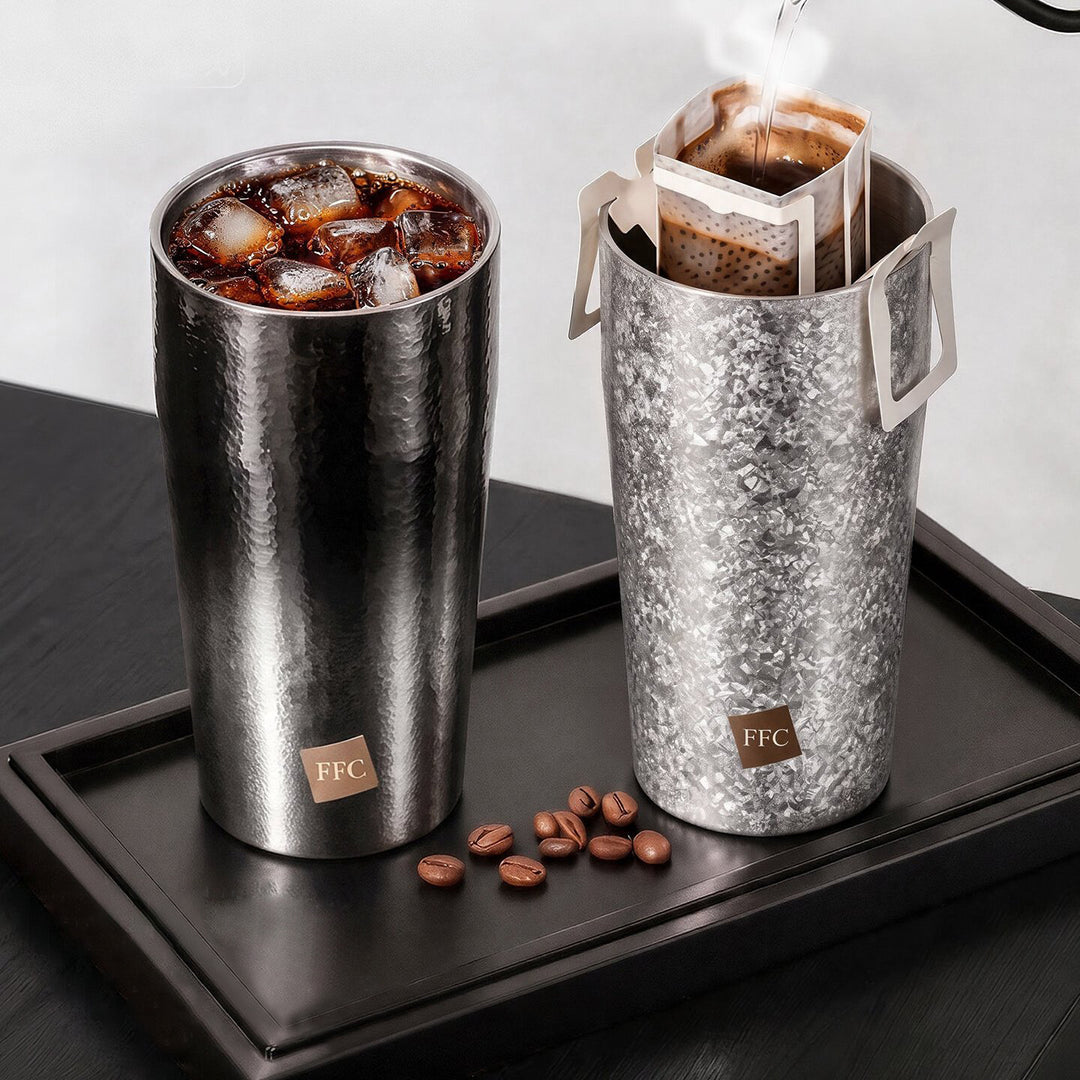 The Zeno:Pure Titanium Luxury Titanium Portable Cup