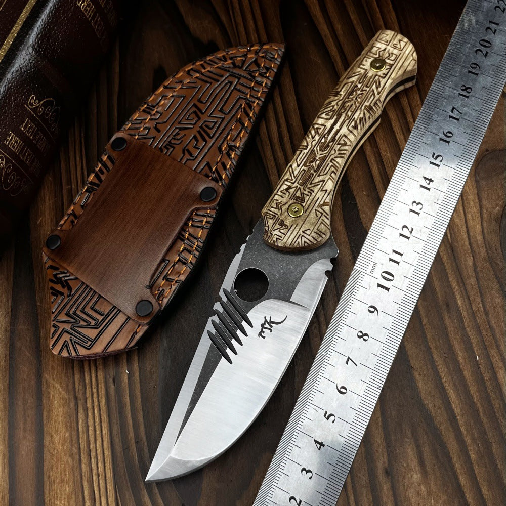 Rune Blade – Fixed Blade Survival Knife with 8Cr13MoV Steel