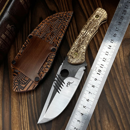 Rune Blade – Fixed Blade Survival Knife with 8Cr13MoV Steel