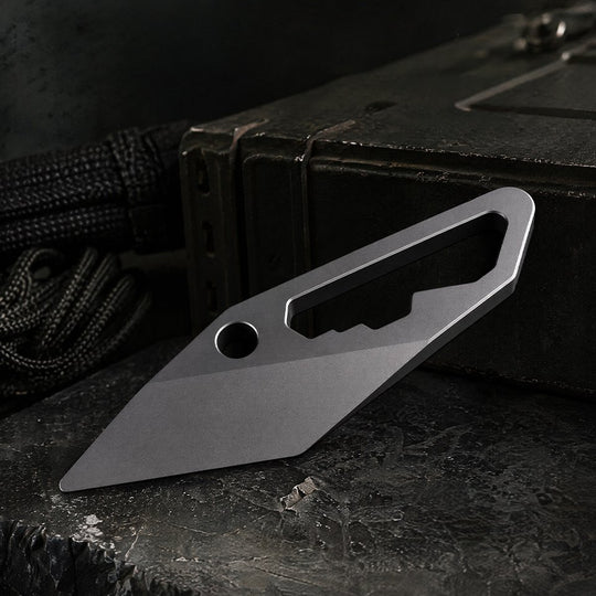 The Titan Fang:TC4 Titanium EDC Pry Bar & Screwdriver