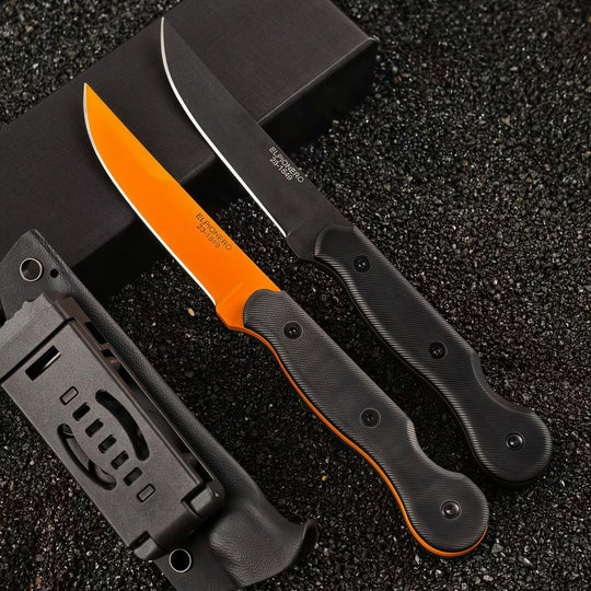 The Kaelix:G10 Fixed Blade Portable EDC Knife with K Sheath