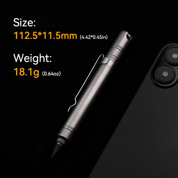 The OmniPen: Titanium Pocket Tool with 5 Smart Functions