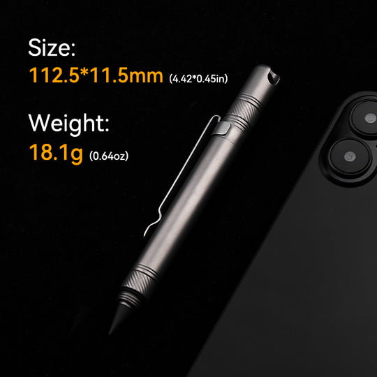 The OmniPen: Titanium Pocket Tool with 5 Smart Functions