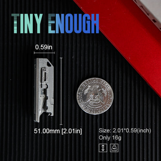 Mini Master - Micro Titanium Keychain Knife & EDC Multitool