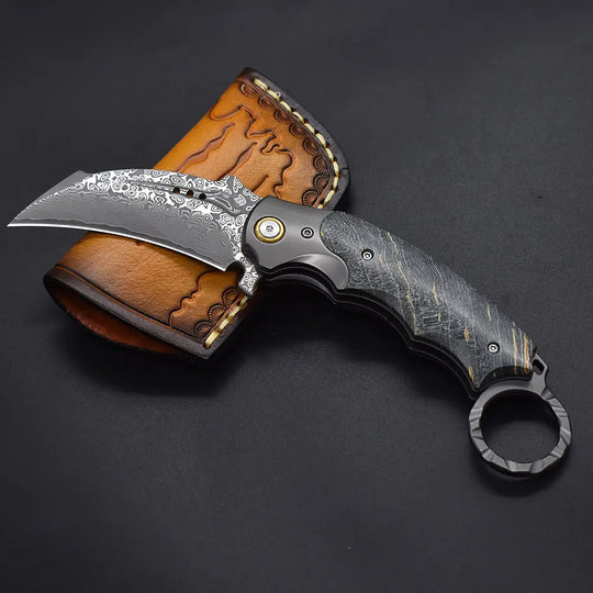 Tyrannosaur Claw | VG10 Damascus EDC Knife