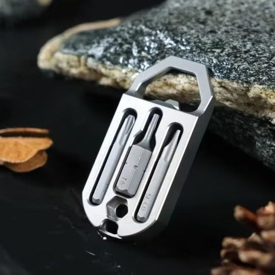 Toolvex:Titanium 3-IN-1 EDC Screwdriver Wrench & Utility Tool
