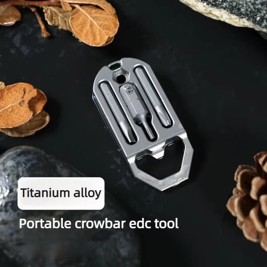 Toolvex:Titanium 3-IN-1 EDC Screwdriver Wrench & Utility Tool