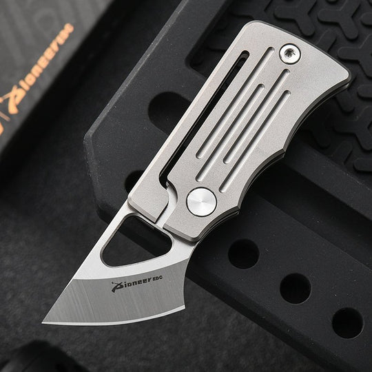 The Nomad:4C28N Titanium Mini EDC Folding Knife