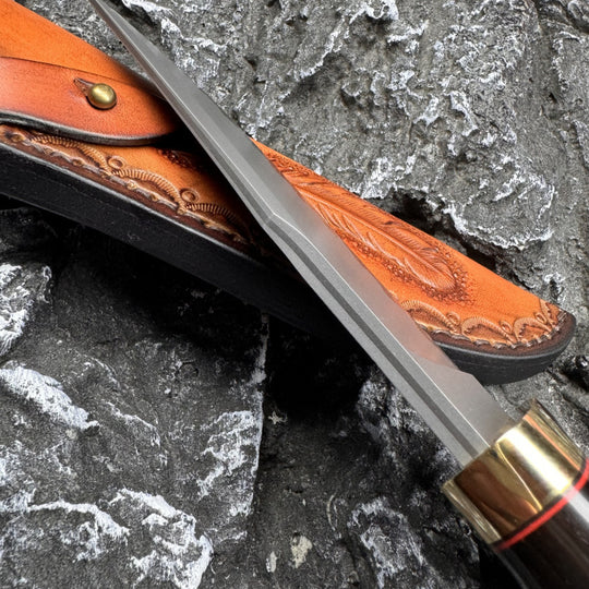 Backbone of Steel:SKD-11 Tri-Layer Hand-Forged Wilderness Survival Knife