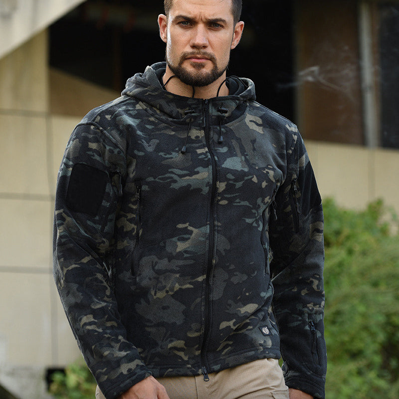 Slipstream – Wind-Resistant Fleece Hooded Jacket For Outdoor Sports & Everyday Layering
