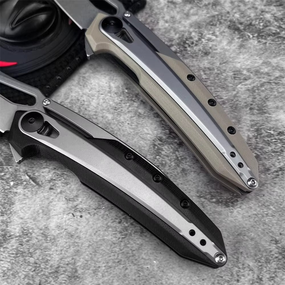 The Renvik:CPM 20CV Steel Portable Sharp Blade EDC Folding Knife