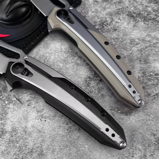 The Renvik:CPM 20CV Steel Portable Sharp Blade EDC Folding Knife
