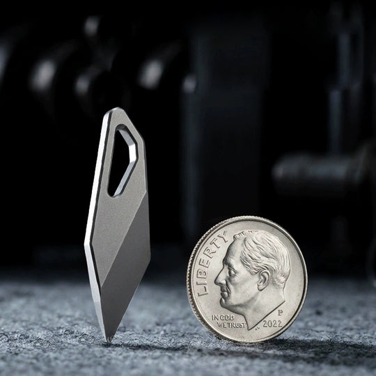 The Titan Fang:TC4 Titanium EDC Pry Bar & Screwdriver