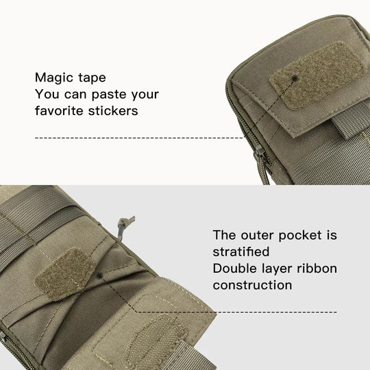 NomadNest:MOLLE Utility Tactical Modular EDC Pouch